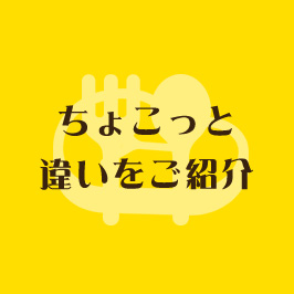 ちょこっと違いをご紹介